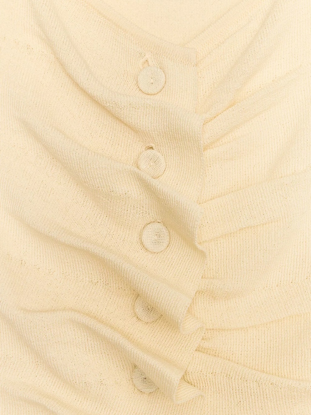 Zara Ruched Knit Top - Picture 3 of 10